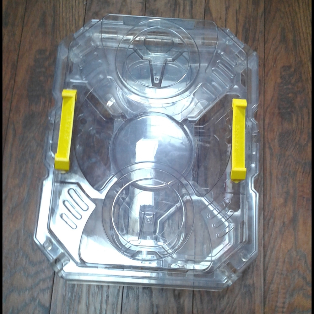 A Beyblade stadium
